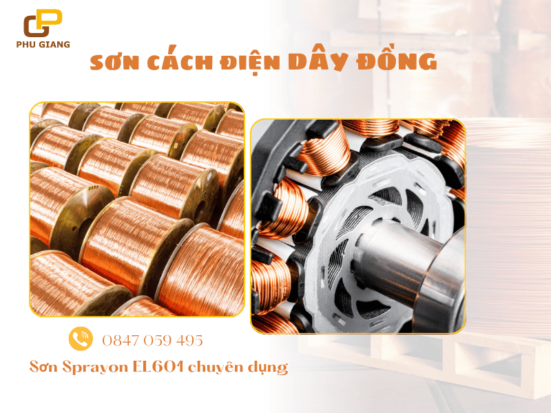 Sơn cách điện dây đồng chuyên dụng EL601